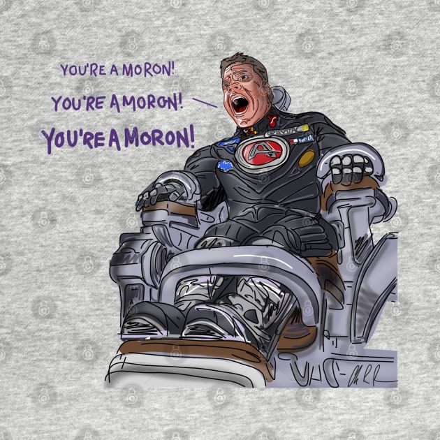 Captain Amazing Thinks You're A Moron by 51Deesigns